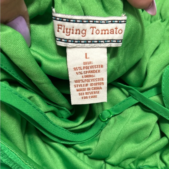 Flying Tomato Vibrant Green Strappy Maxi Dress - Picture 10 of 10